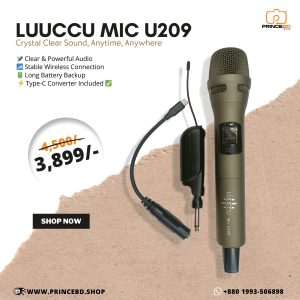 Luuccu mic U209 Professionals wireless boom microphone